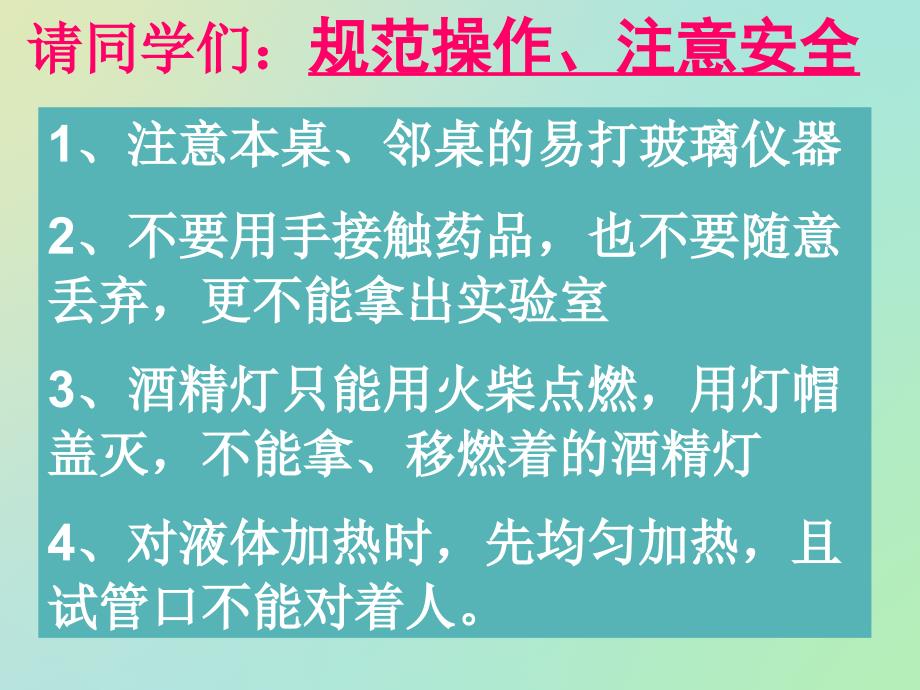 （苏教版）中化学必修一同课异构课件：1.2.2常见物质的检验【B案】_第2页