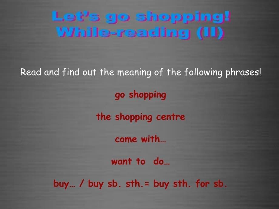 【冀教版】七年级上册：Unit 2 Lesson 12 Let’s Go Shopping课件_第5页