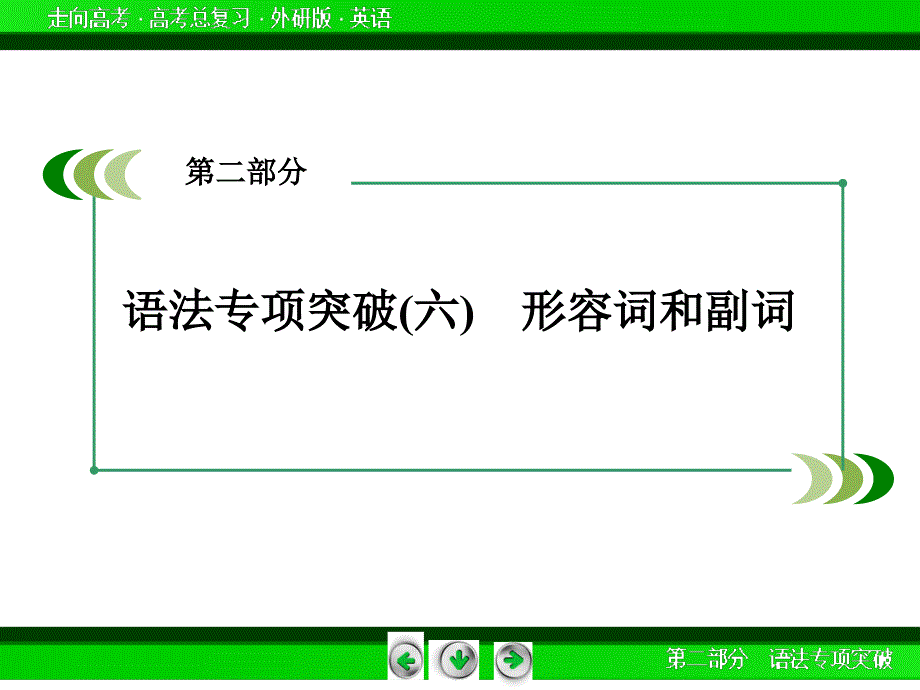 【2016高考】（外研版）英语一轮复习：语法专项突破（6）ppt课件_第3页