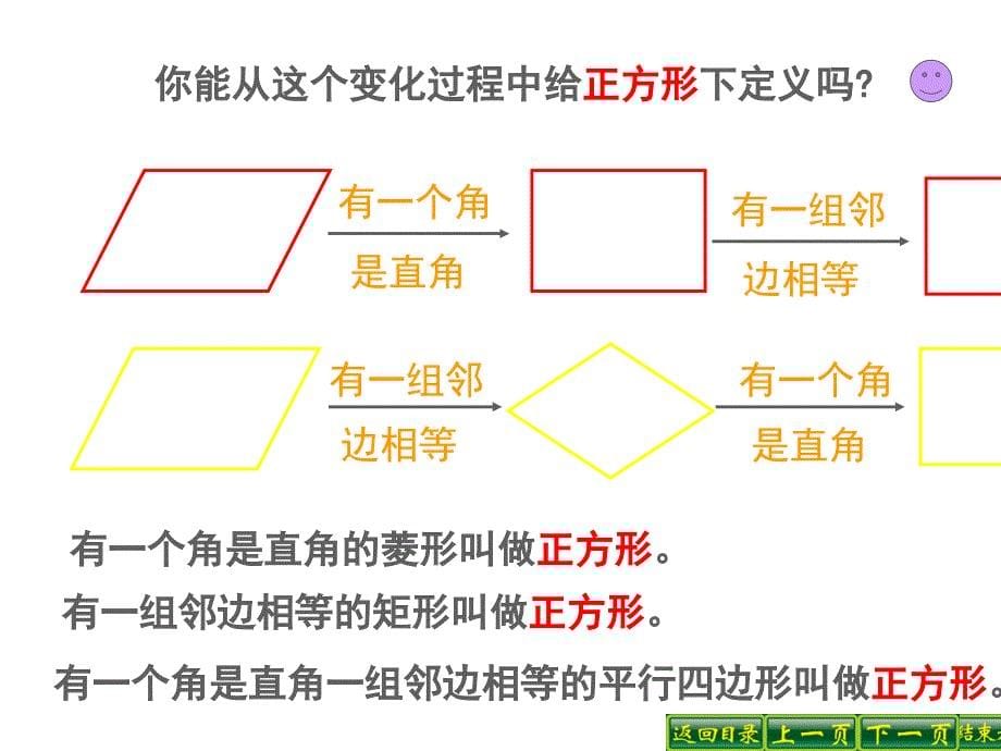 （华东师大版）数学八下课件：19.3正方形（第1课时-正方形的性质）_第5页