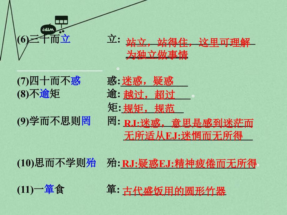 重庆市2016年中考文言文：第1篇《论语》十二章ppt课件_第3页