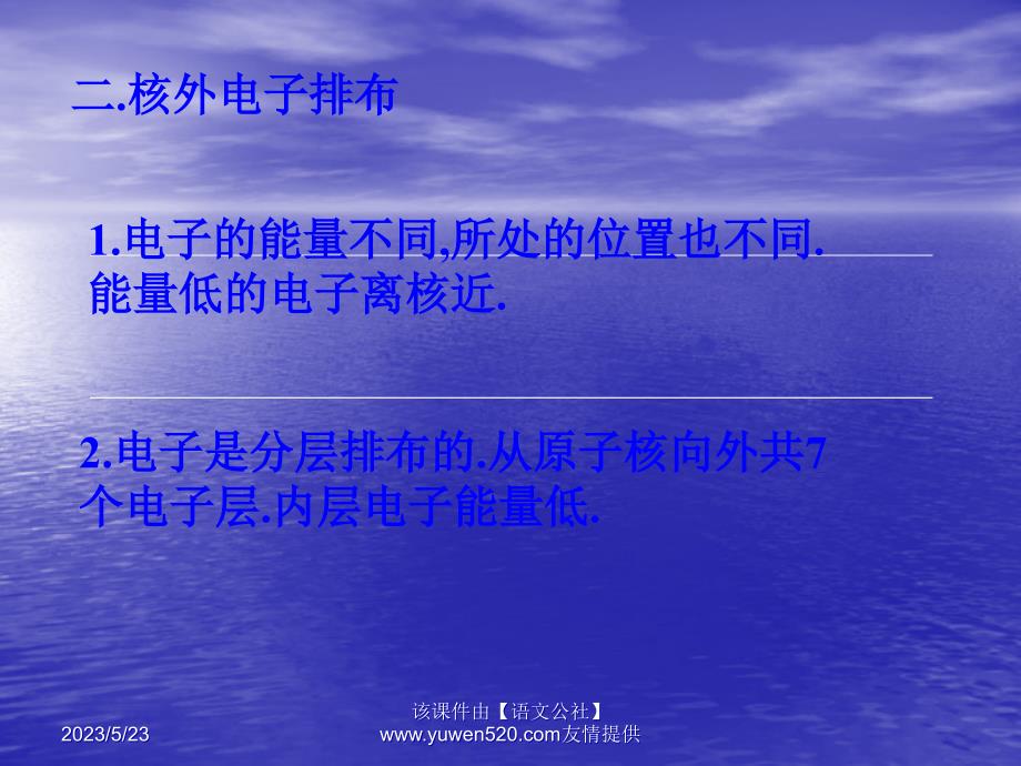 （鲁科版）化学必修二同课异构课件：1.1.2核外电子排布（B案）_第3页