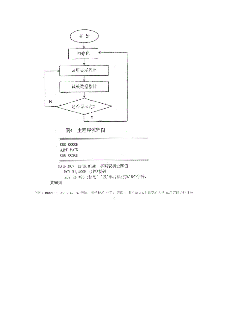 精品基于单片机的LED汉字显示屏的设计与Proteus仿真论文_第4页