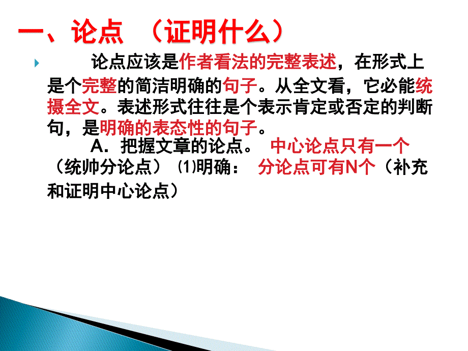 中考语文总复习：《议论文阅读答题技巧》ppt课件_第3页