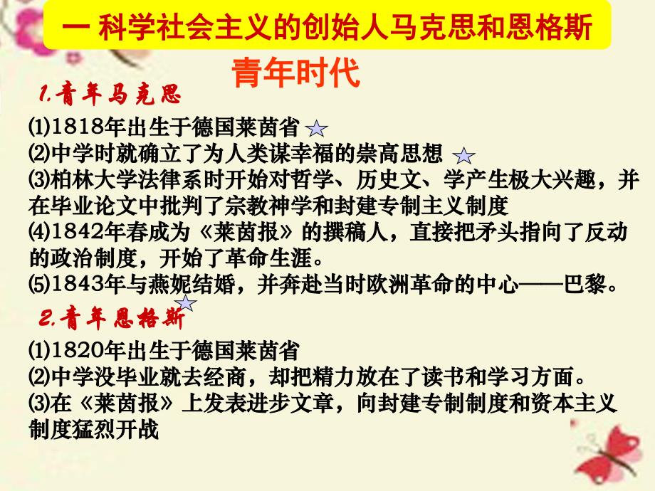 【人教版】历史选修四：5.1《马克思和恩格斯》ppt课件（1）_第4页