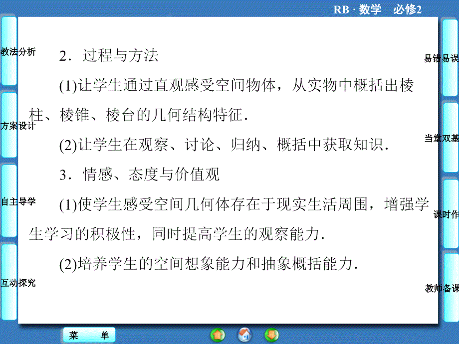 人教B版必修二：第一章-立体几何初步-1.1.2ppt课件_第2页