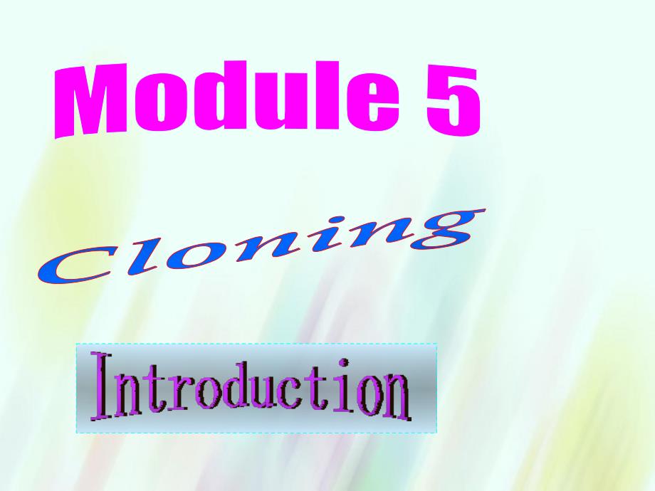 【外研版】选修六：Module5 Intrduction课件_第1页