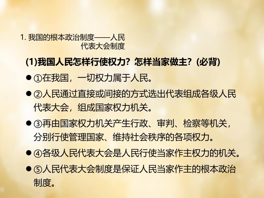 中考政治专题突破：第21节《参与政治生活、建设法治国家》ppt课件_第2页