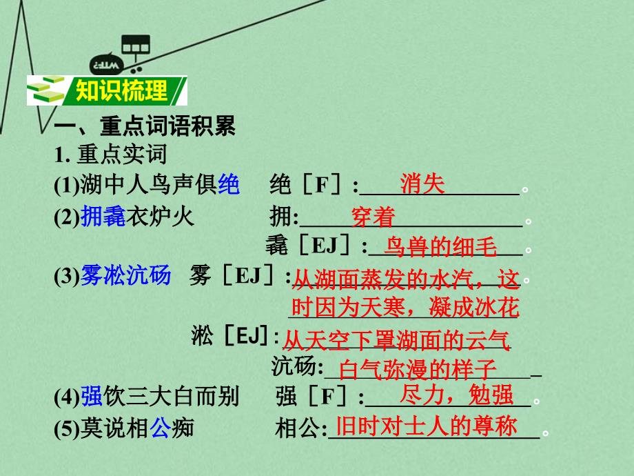 重庆市2016年中考文言文：第20篇《湖心亭看雪》ppt课件_第2页