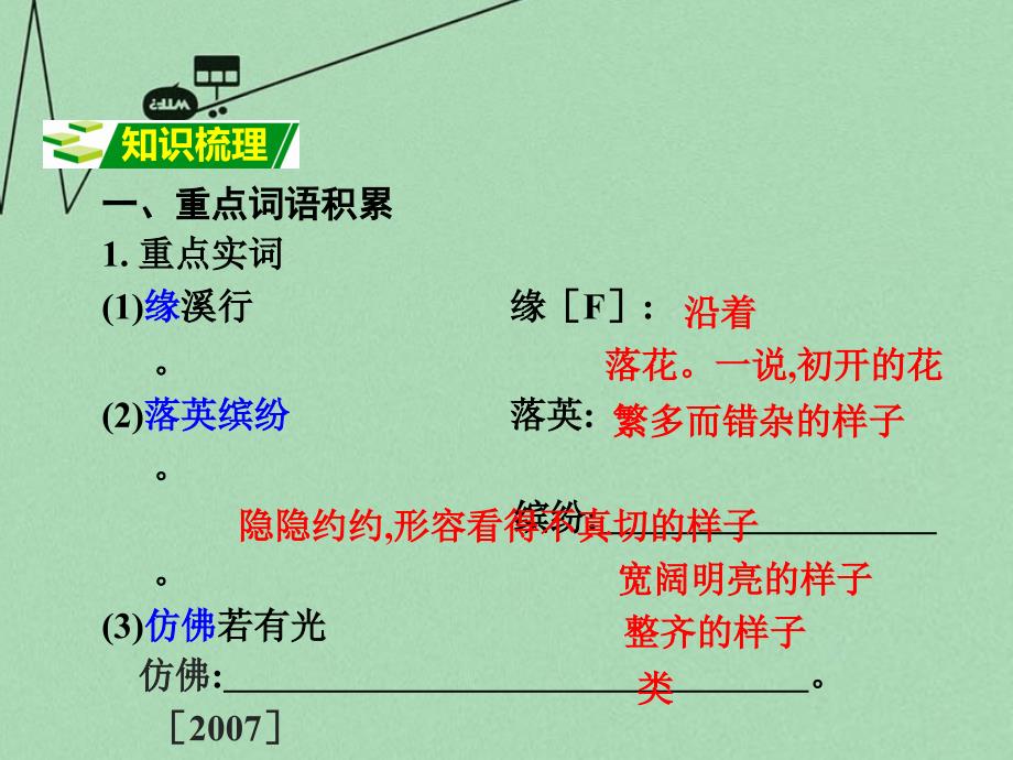 重庆市2016年中考文言文：第9篇《桃花源记》ppt课件_第2页