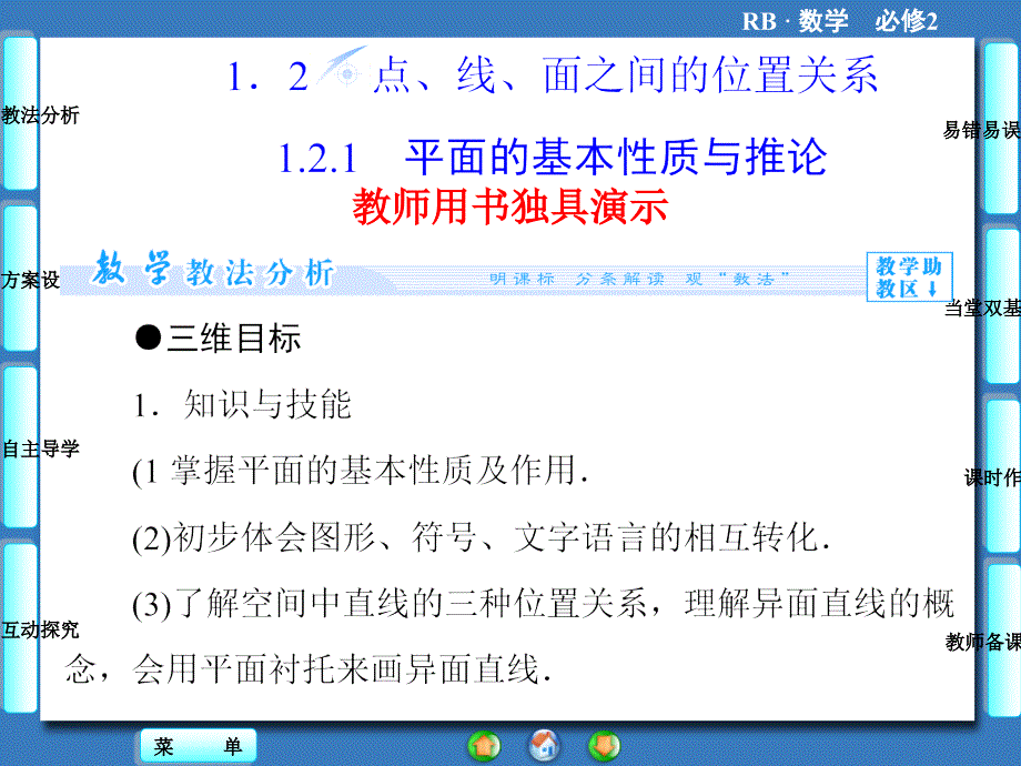 人教B版必修二：第一章-立体几何初步-1.2.1ppt课件_第1页