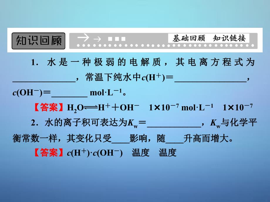 【苏教版】选修四：专题3-第2单元（1）《溶液的酸碱性》ppt课件_第2页