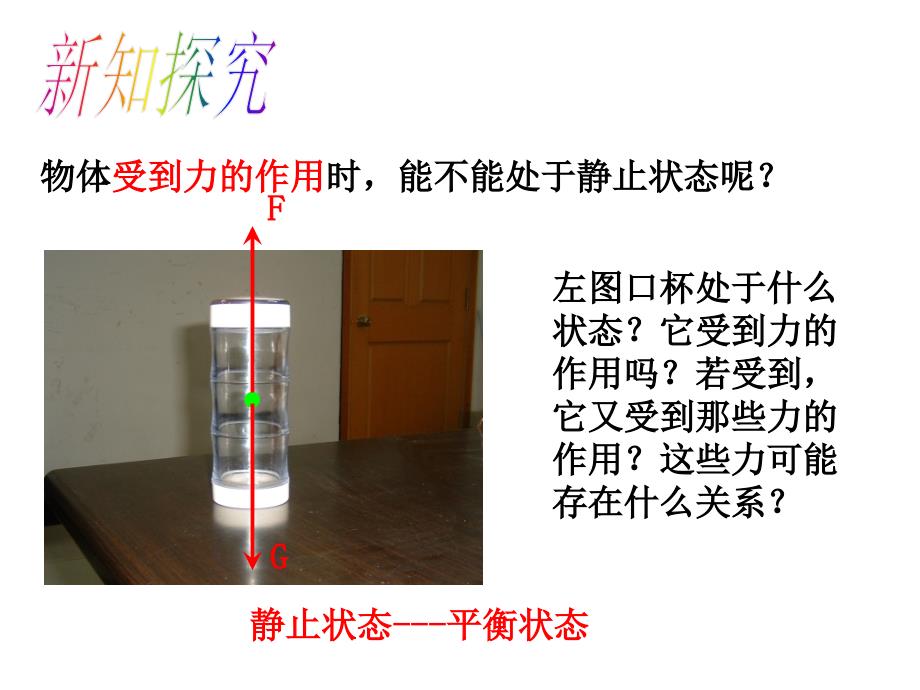 【人教版】八年级物理下册：《二力平衡》ppt课件（27页）_第3页