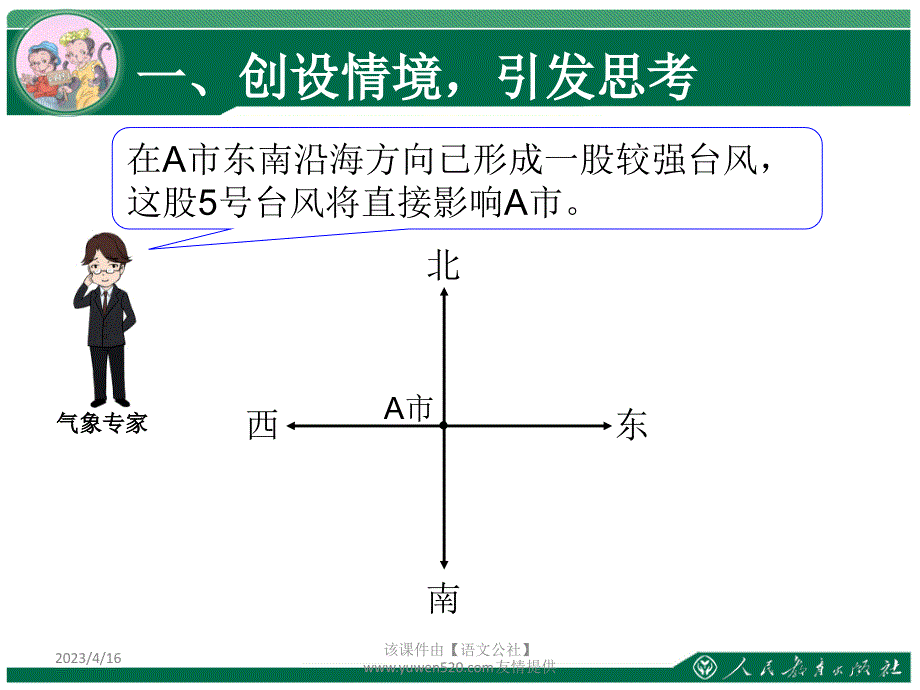 新人教版数学六年级上册：《位置与方向（二）》教学课件（第1课时）_第2页