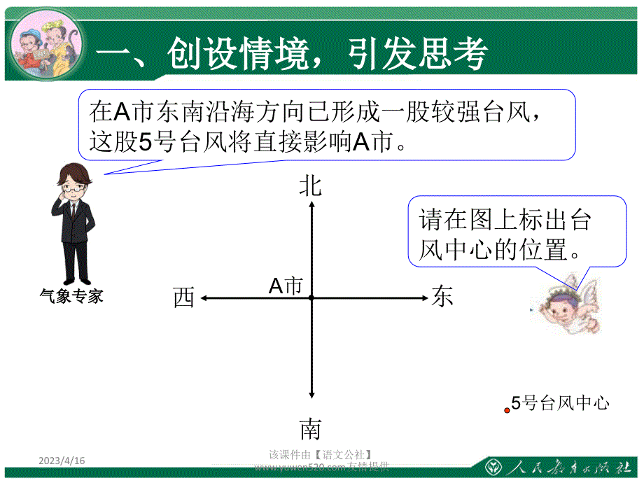 新人教版数学六年级上册：《位置与方向（二）》教学课件（第1课时）_第3页