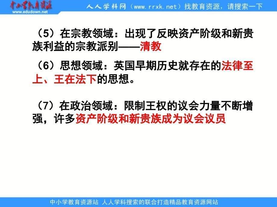 2013人民版选修2《英国革命前的民主“火山”》课件1_第5页