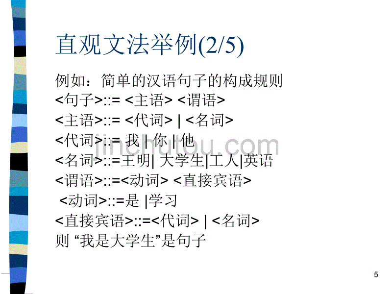 编译原理及其习题解答(武汉大学出版社)课件chap2_第5页