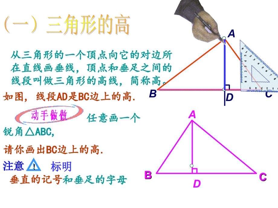 三角形高、中线与角平分线课件_第5页