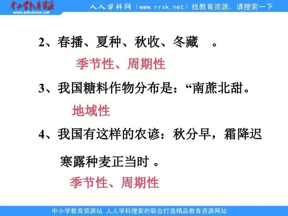 2013湘教版必修二《农业区位因素与农业地域类型》课件_第5页