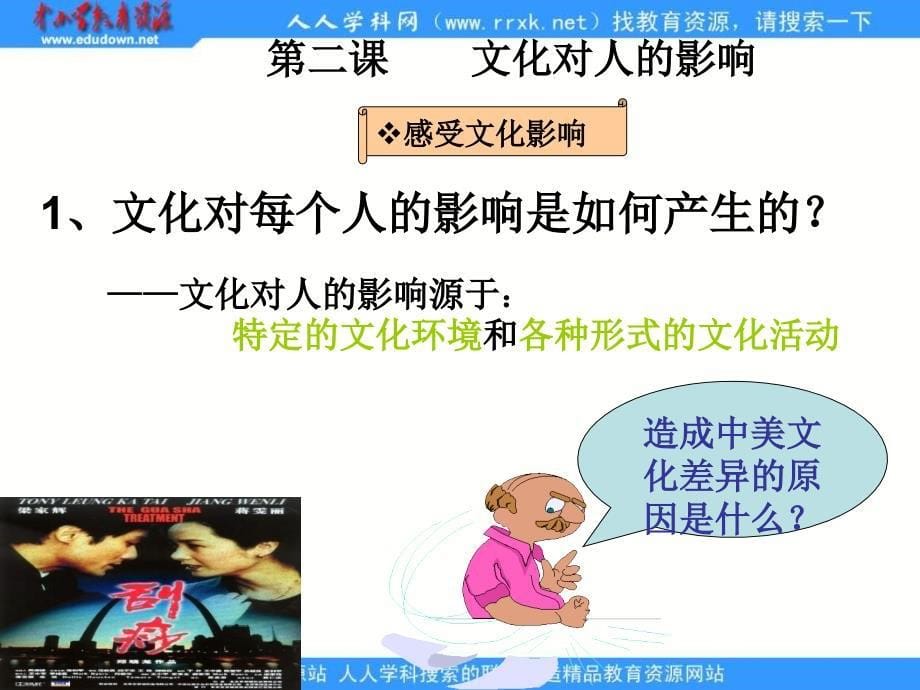 2013人教版必修3《感受文化的影响》课件_第5页