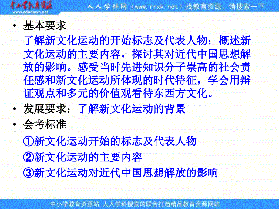 2013人民版必修3《新文化运动》课件1_第4页