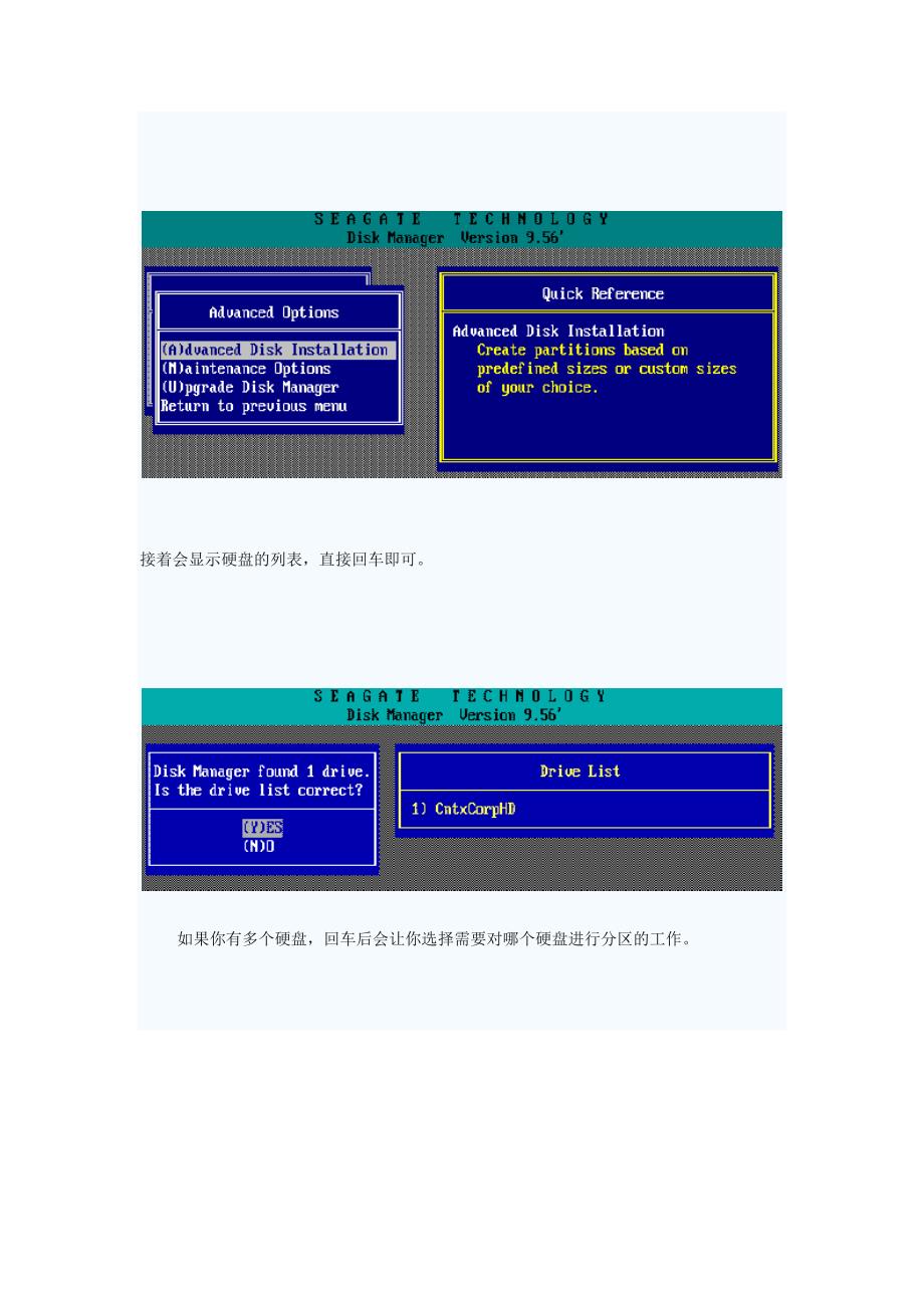 DM分区工具(DiskManager完美解决大硬盘分区)使用方法图解_第2页