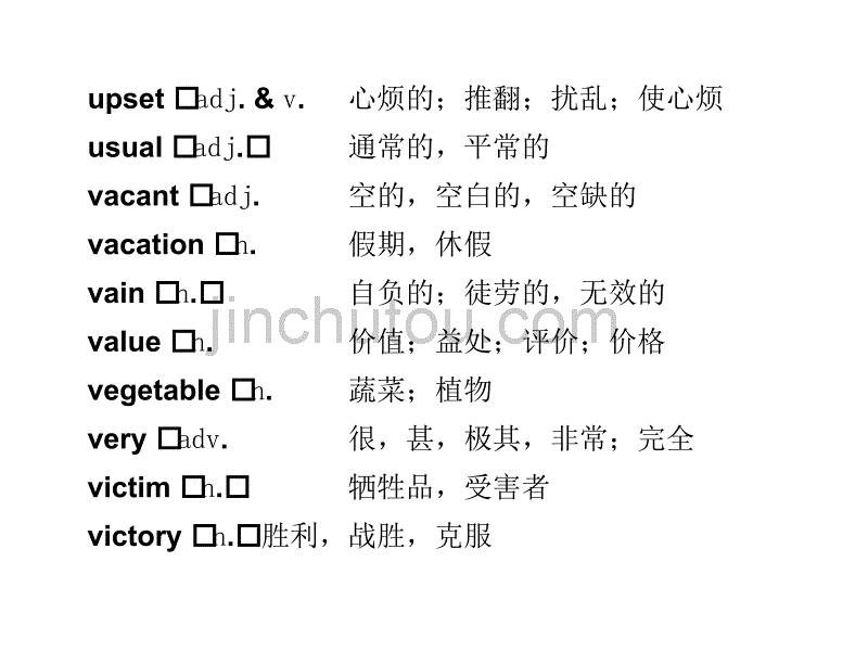 2010届高三英语高考二轮专题复习课件考前第二天新人教版_第2页