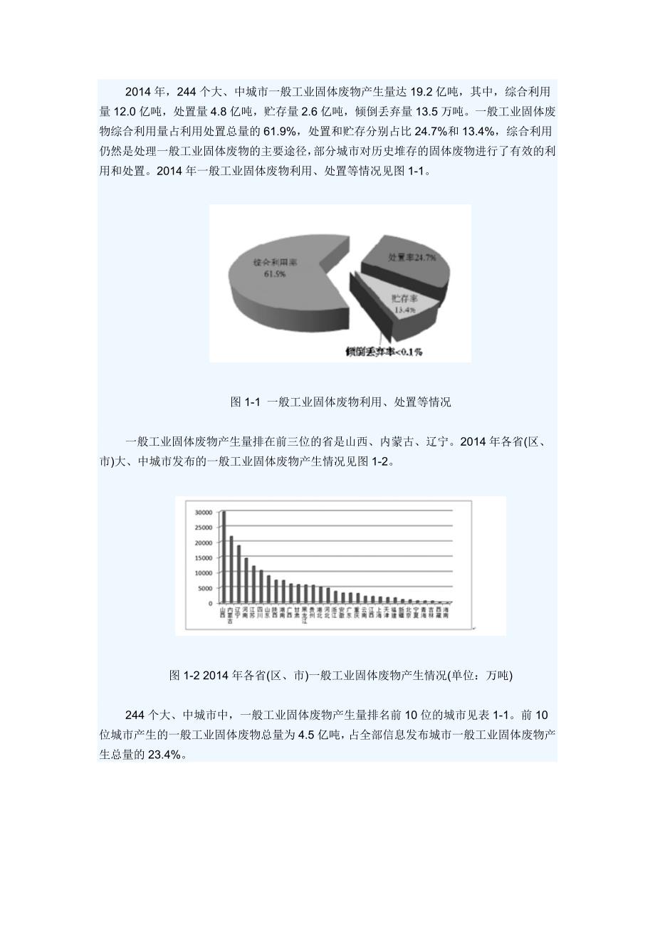 2015年全国大、中城市固体废物污染环境防治年报_第2页