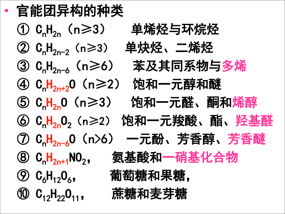 选修五-有机化学专题复习课件_第4页