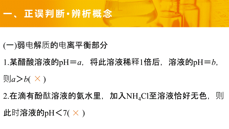 2016届高考化学一轮复习配套课件排查落实练十二_第3页