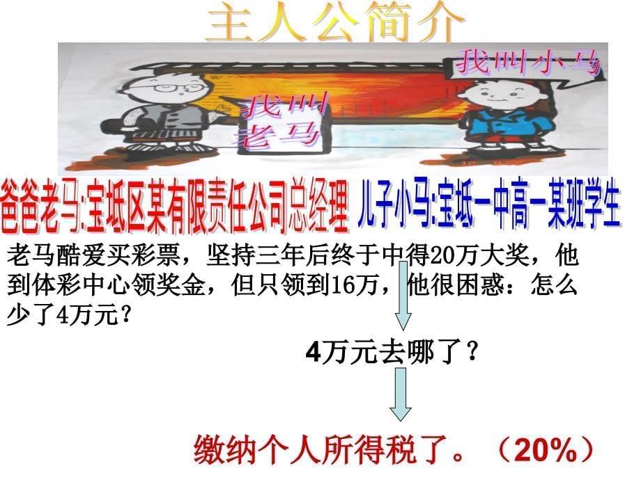 天津B2015年高一政治经济生活3-8-2《征税与纳税》最新课件(27张)_第5页