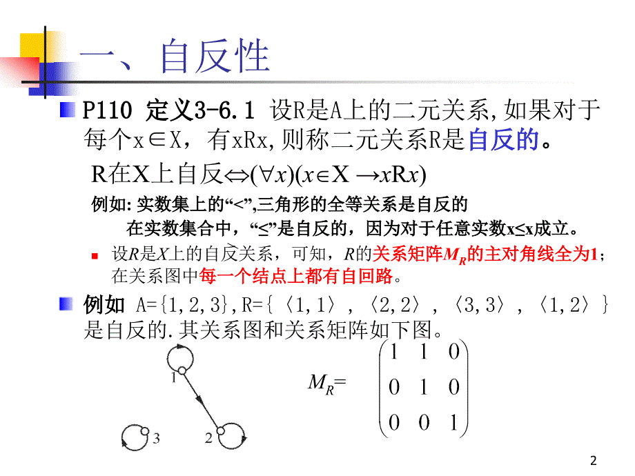 离散数学-3-6关系的性质_第2页