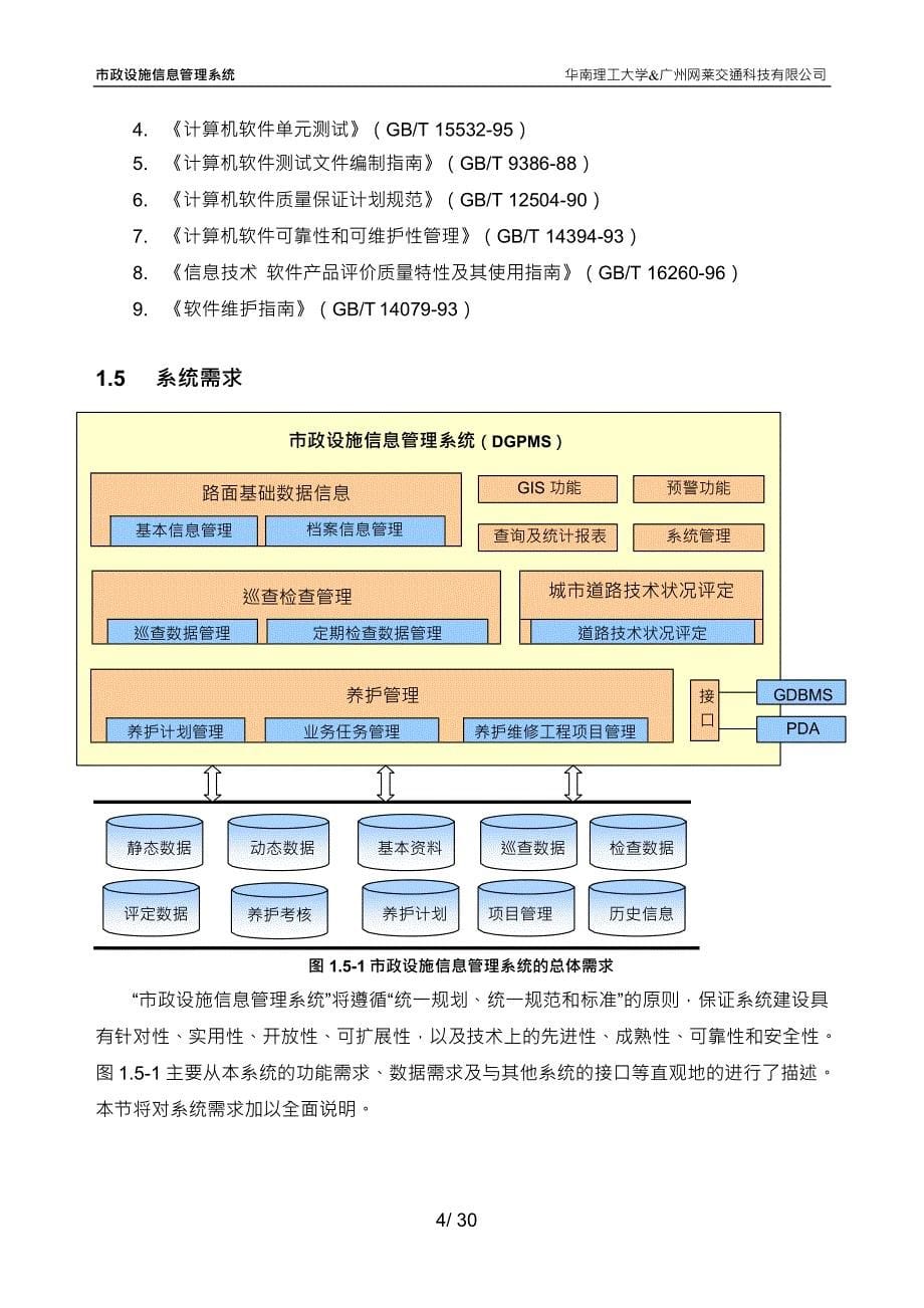 A市政基础设施信息管理系统(华南理工大学)_第5页