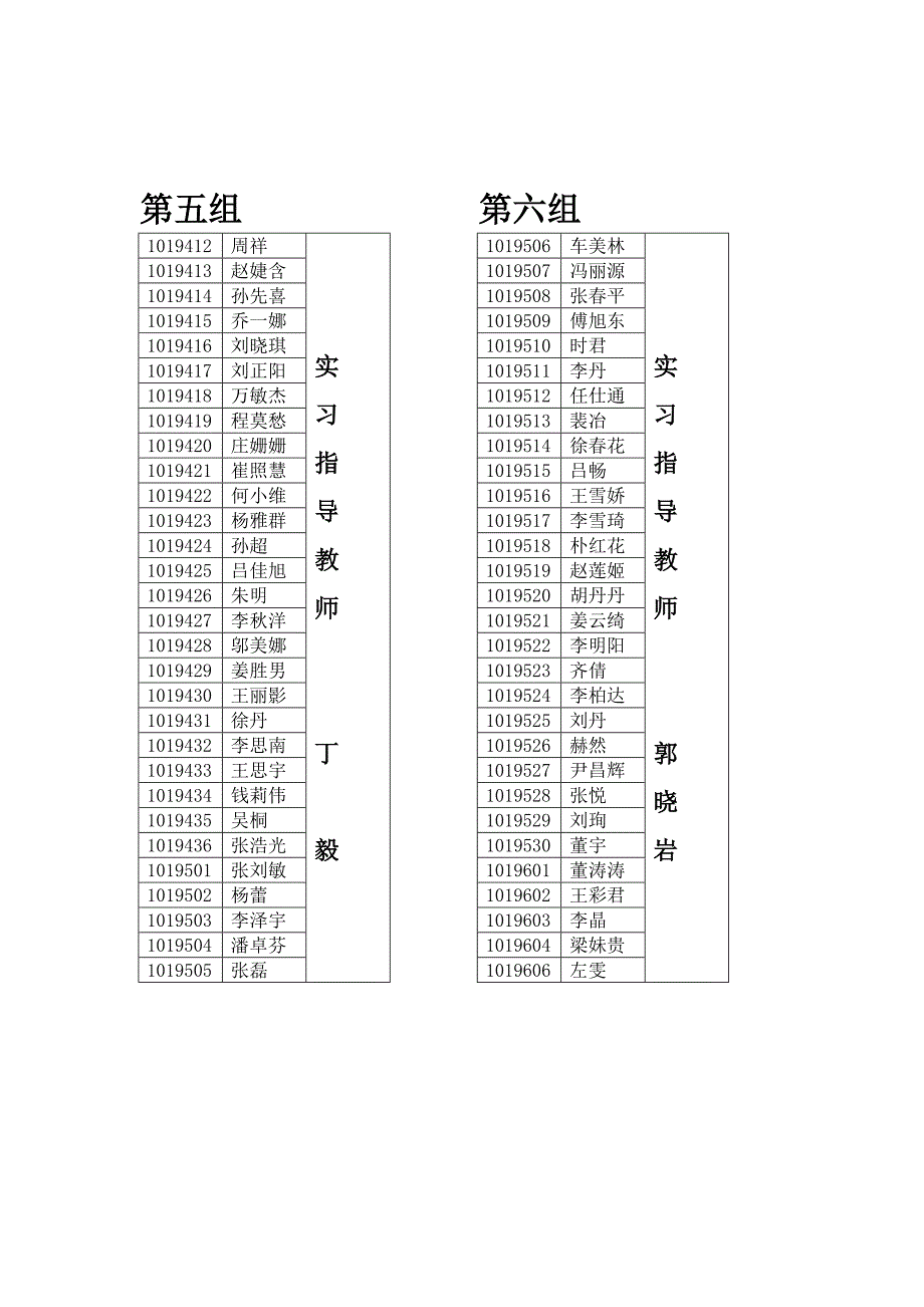 实习指导教师分组情况统计表_第3页