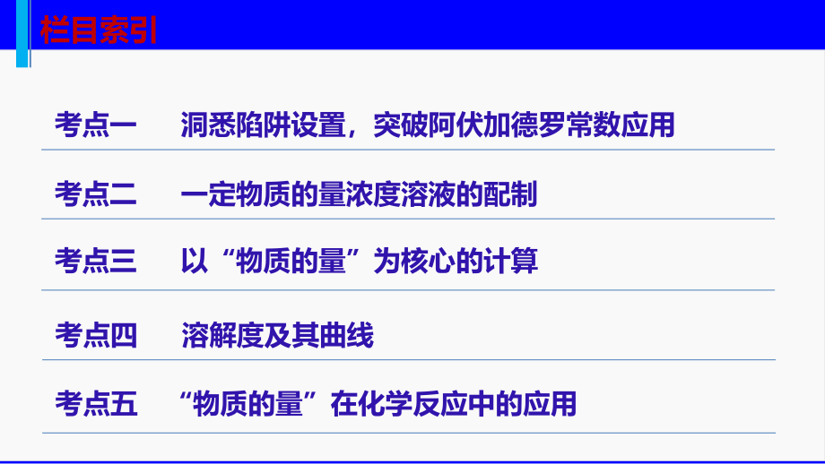 2016届高考化学(江苏专用)二轮复习与增分策略专题二化学计量及其应用_第4页