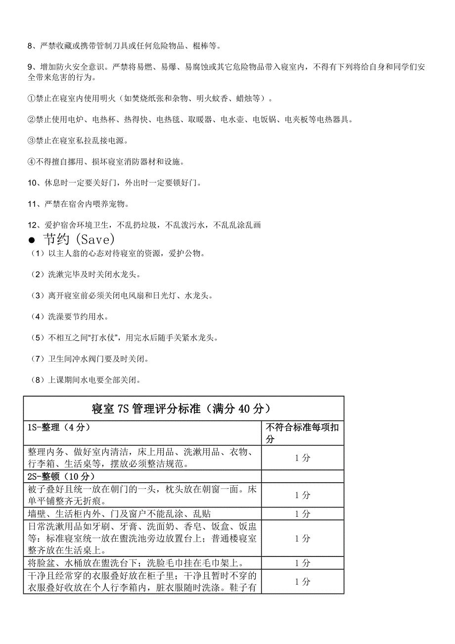 学生寝室7S管理基本标准_第3页