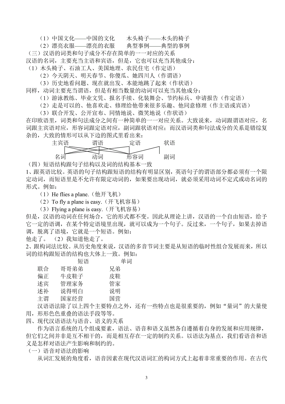 现代汉语语法结构讲义_第3页