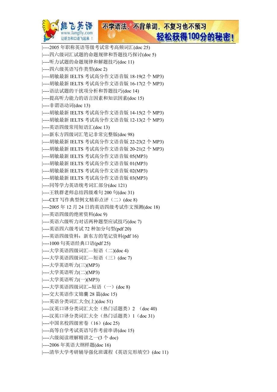 高考英语复习的资料汇总_第5页