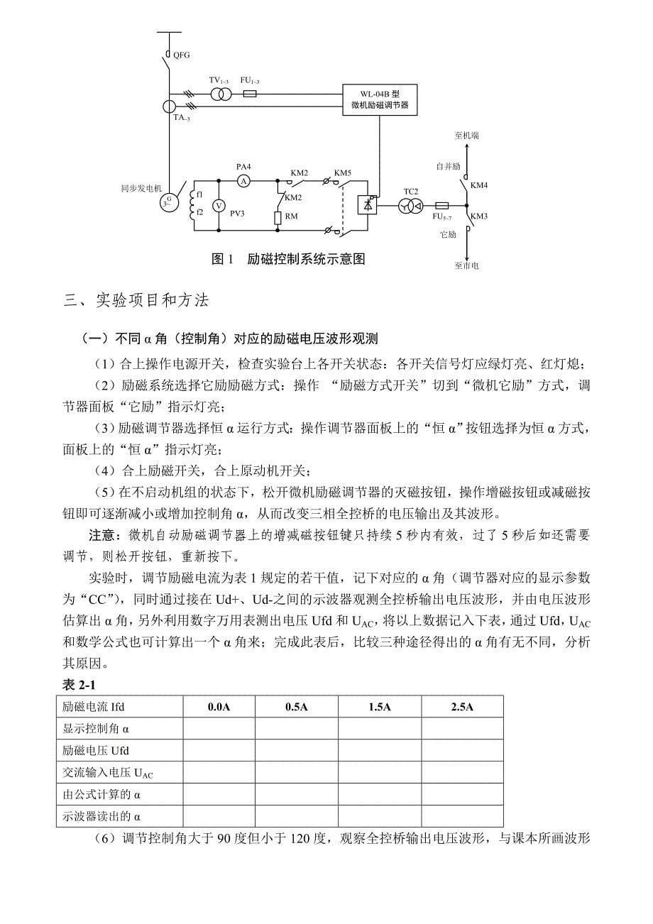 电力系统自动化实验指导书_第5页