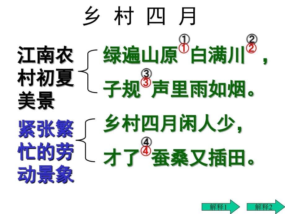 人教版小学四年级语文古诗词三首_第5页