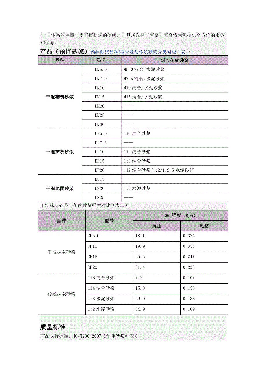 干拌砂浆对应传统砂浆_第1页