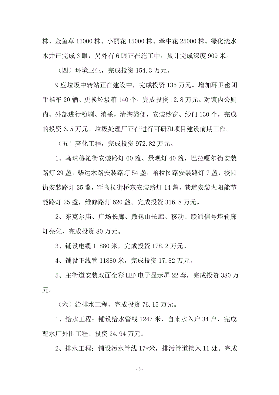 建设局政府上半年的工作总结_第3页