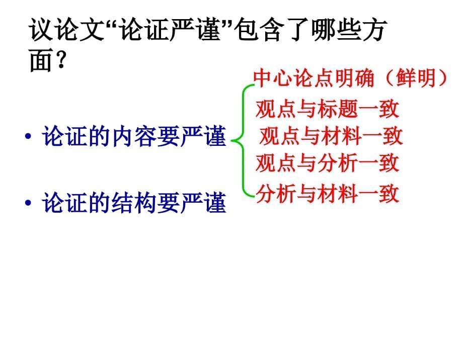 作文讲评一个人的照片论证严谨结构清晰_第5页