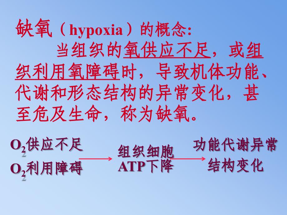 或组织利用氧障碍时导致机体功能代谢和形态结构的异常变化_第3页