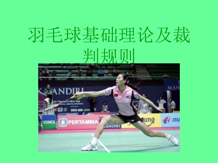羽毛球基础理论及裁判规则2010-9_第1页