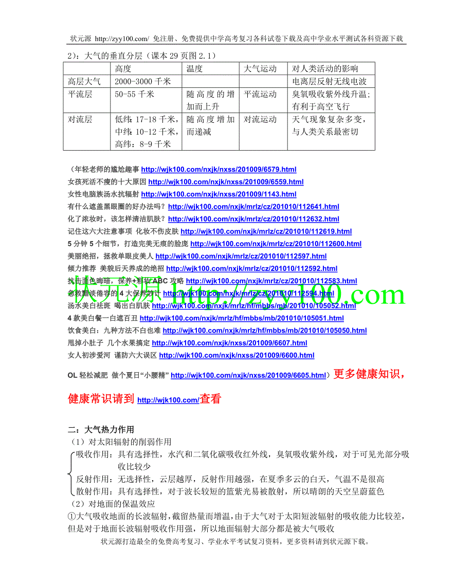 高考复习地理知识点详细总结_第3页