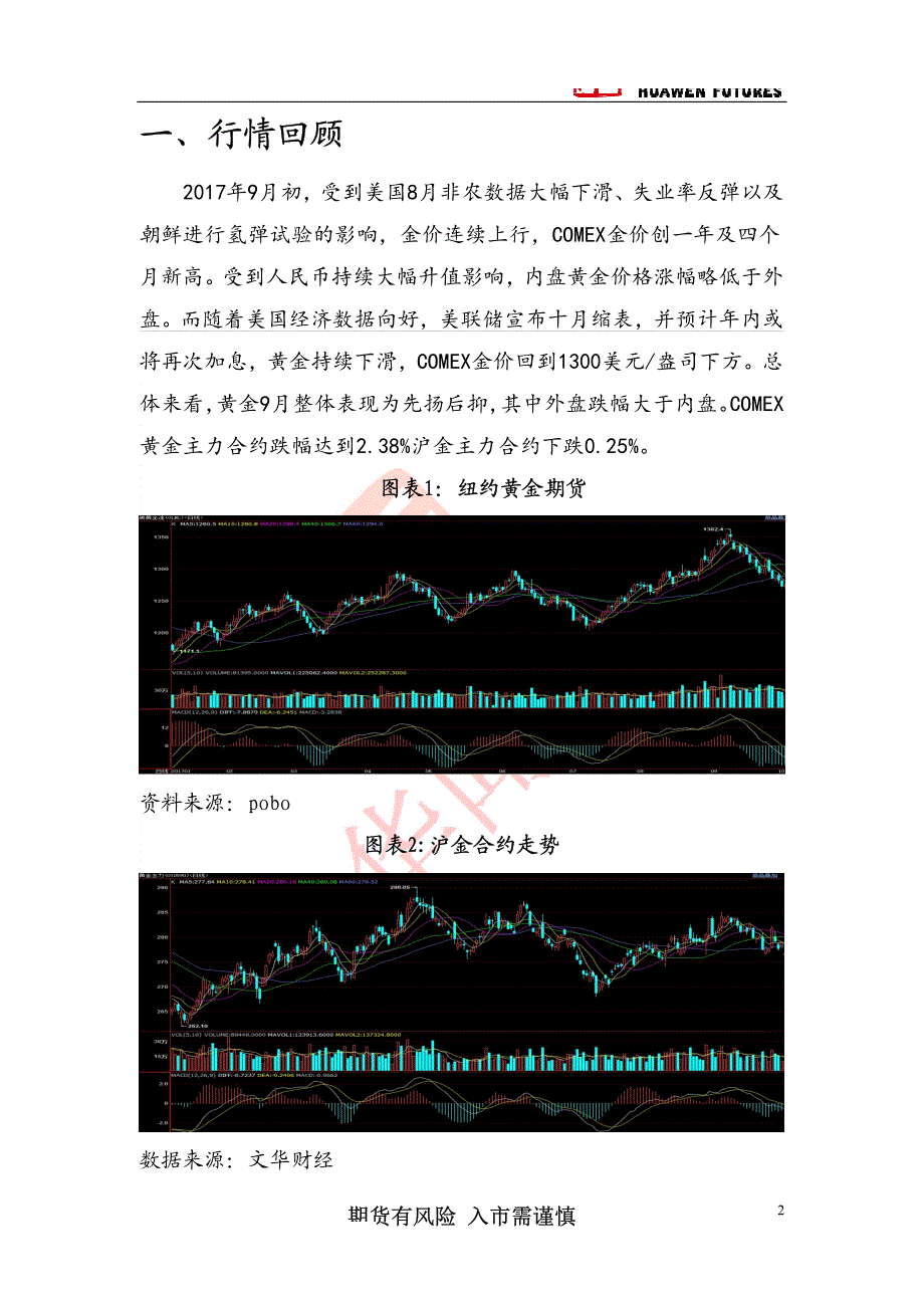 2017年10月黄金月报_第1页