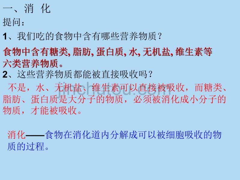 七下生物4.2.2 消化和吸收课件_第2页