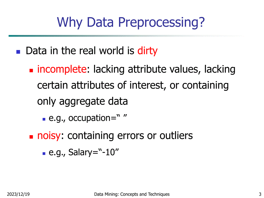 数据挖掘数据预处理 Data Preprocessing_第3页