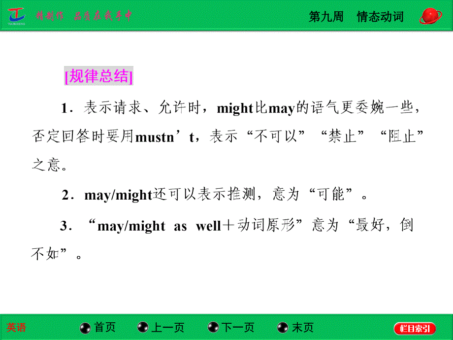 高考总复习语法第九周情态动词_第5页